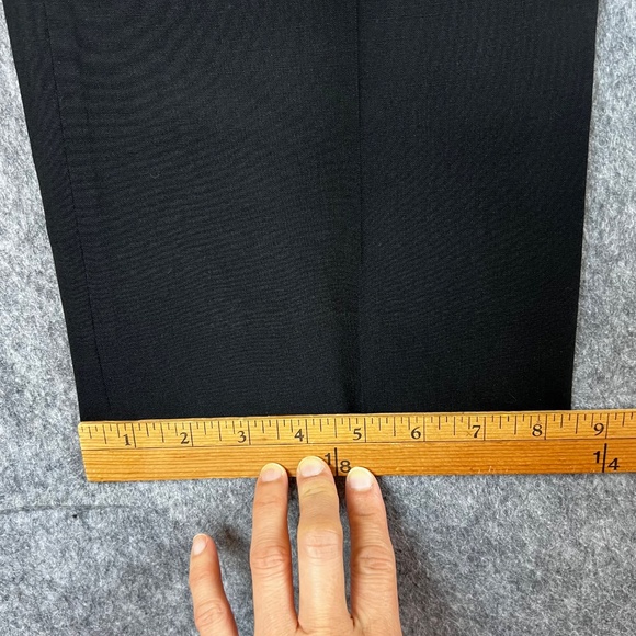 ZANELLA Jenna Sz 4 Wool Lycra Stretch Dress Pants Black MADE IN ITALY - Picture 13 of 13